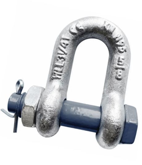 D Shackle Safety with Blue Pin