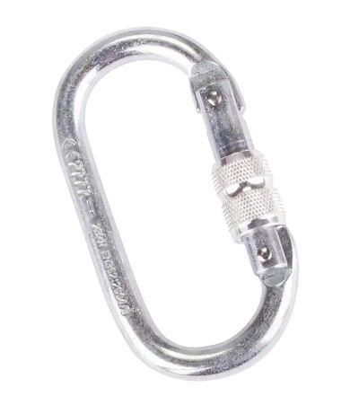 17mm Steel Screwgate Karabiner