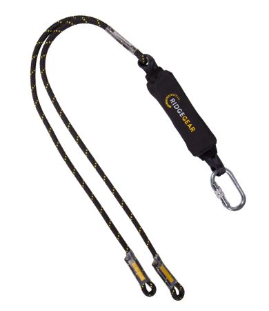 Twin Leg rope Lanyard and shock absorber
