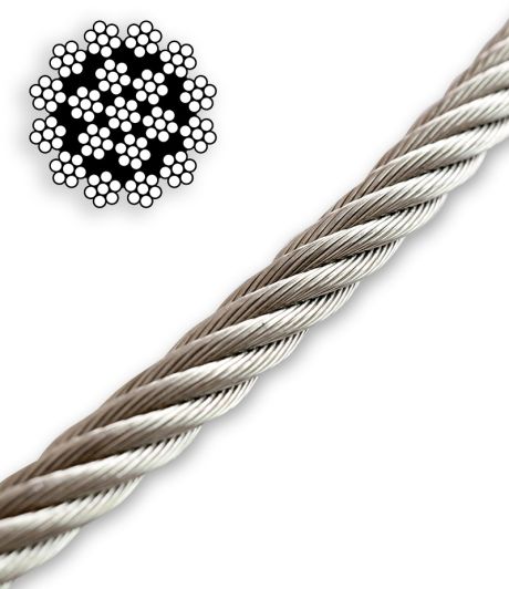 Galvanised Wire Rope 19x7