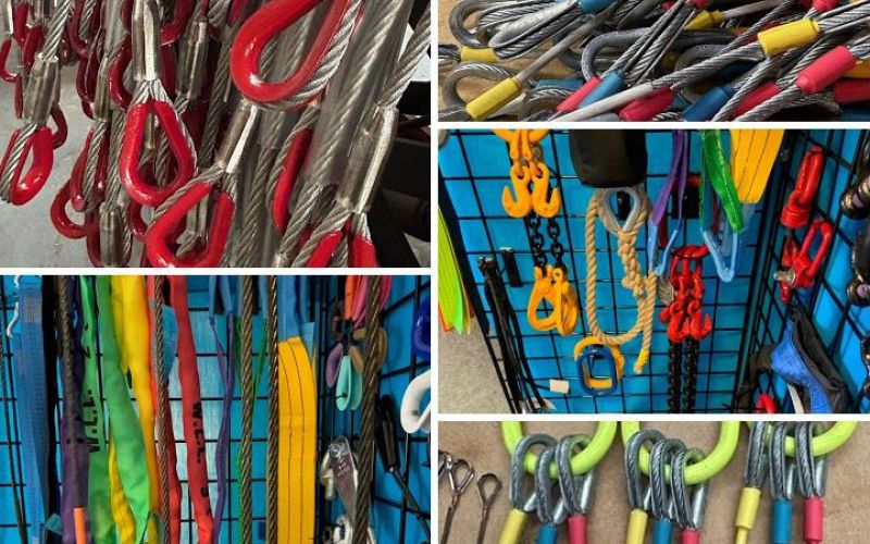 Colourful Rigging From Rope Assemblies