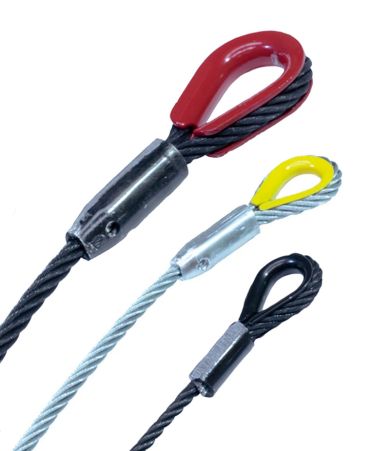 Steels & Drifts with Black Wire Rope or Galvanised Wire Rope