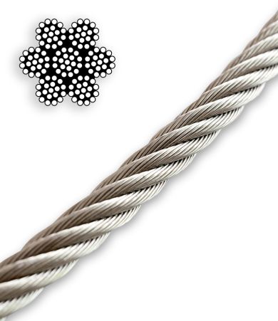 Galvanised Wire Rope 7x19