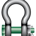 Bow shackle Safety pin