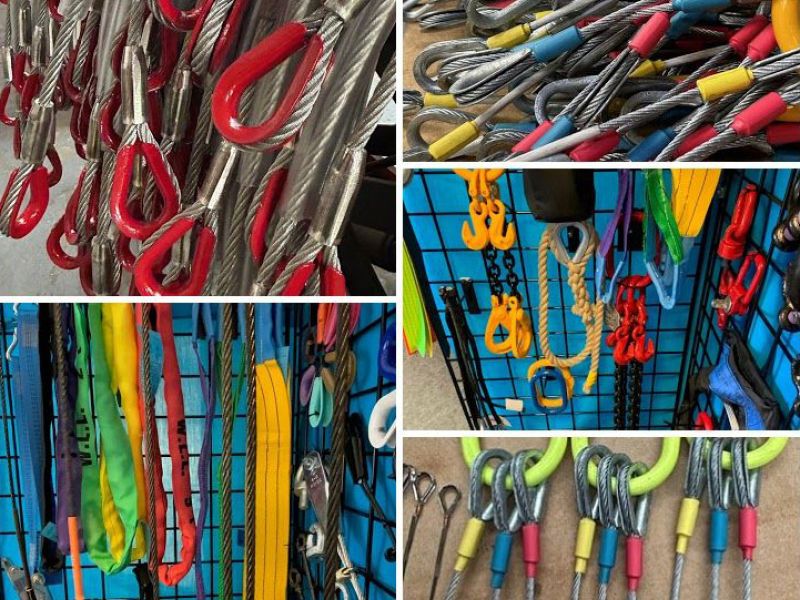 Colourful Rigging From Rope Assemblies