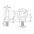 Dynamo Eyebolt Dimensions Diagram