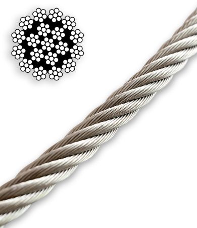 Galvanised Wire Rope 19x7
