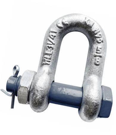 D Shackle Safety with Blue Pin